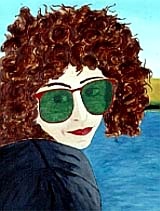 Yoko Shirley painting by Marc Simmons